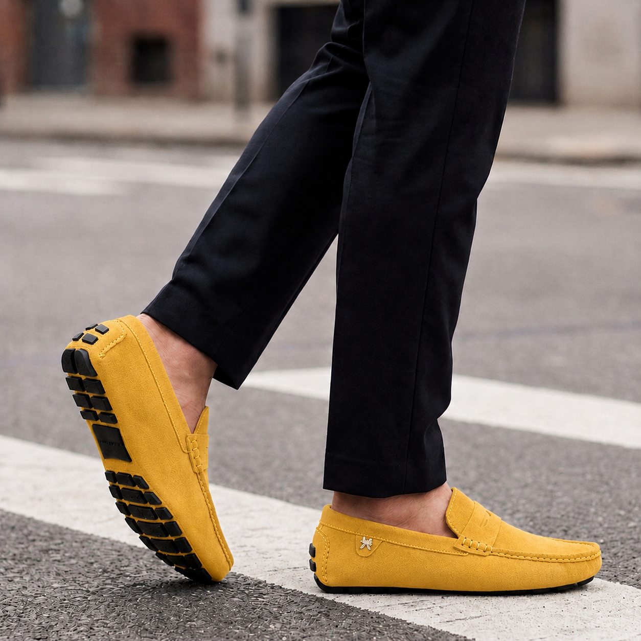 Antibes Suede Penny Loafers