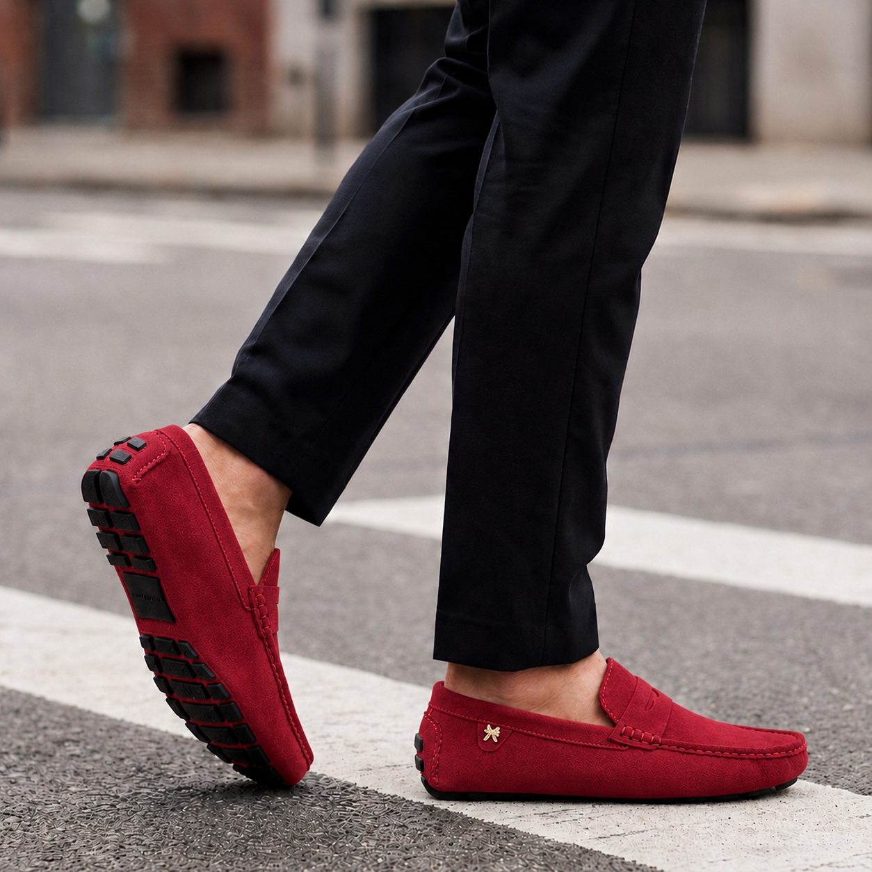 Antibes Suede Penny Loafers