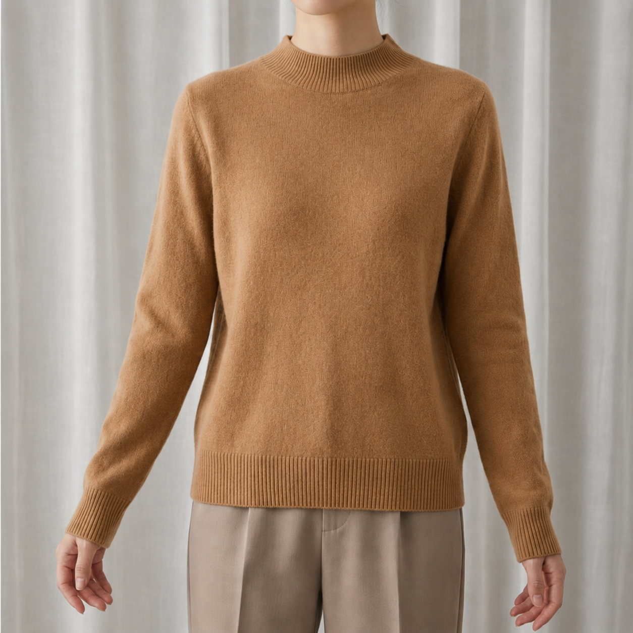 Hyeres Mock Neck Sweater