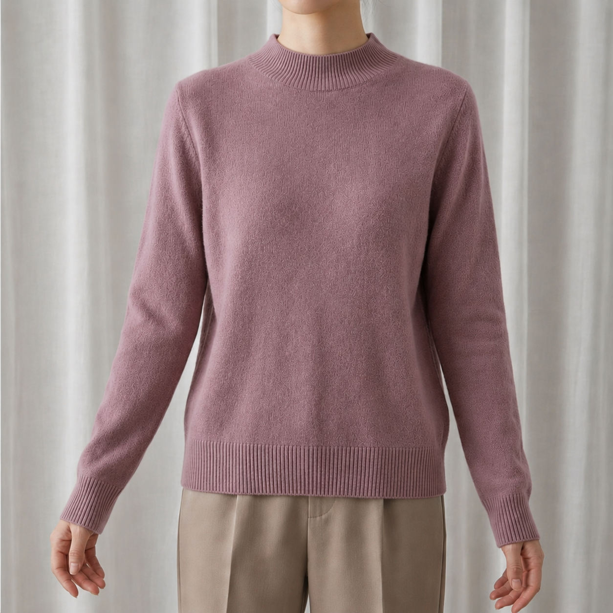 Hyeres Mock Neck Sweater