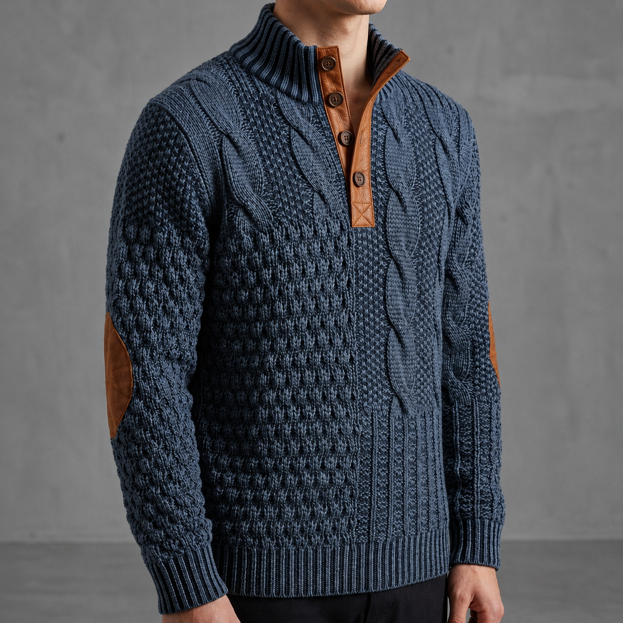 Sesimbra Cable Knit Pullover Sweater