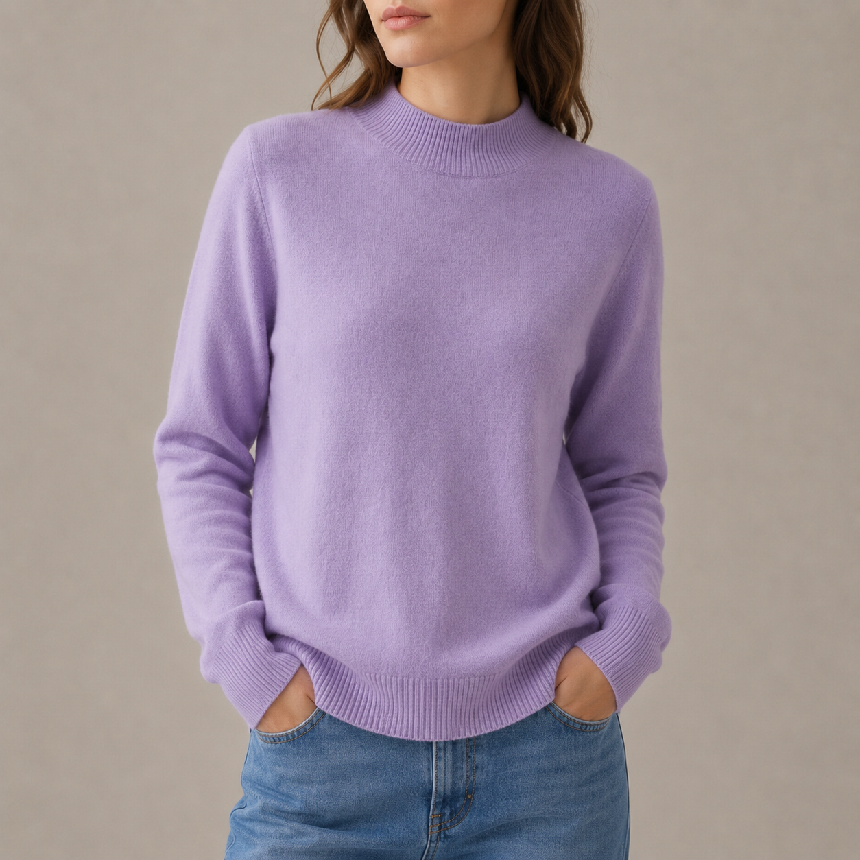 Hyeres Mock Neck Sweater