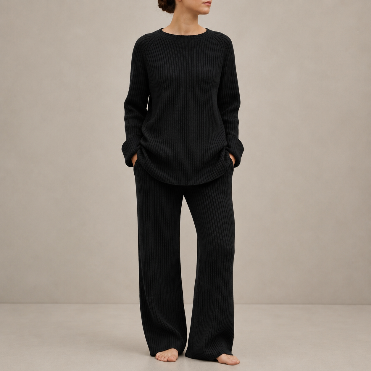 Roquebrune Ribbed Knit Co-ord Set