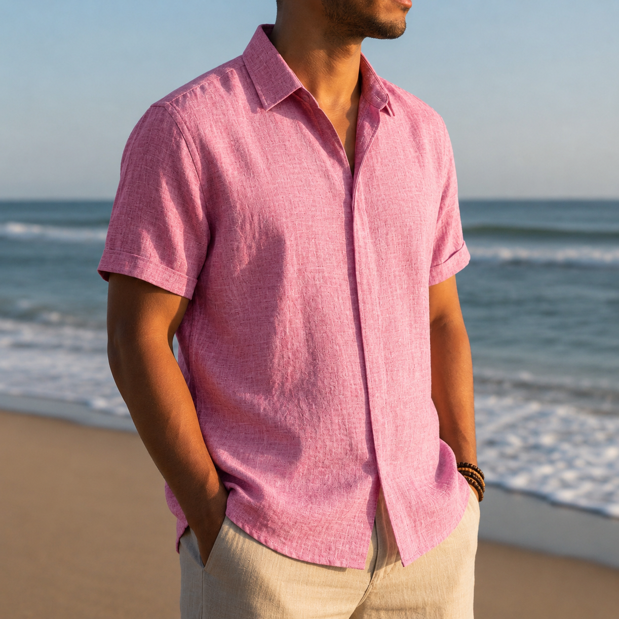 Kardamyli Linen Short Sleeve Shirt