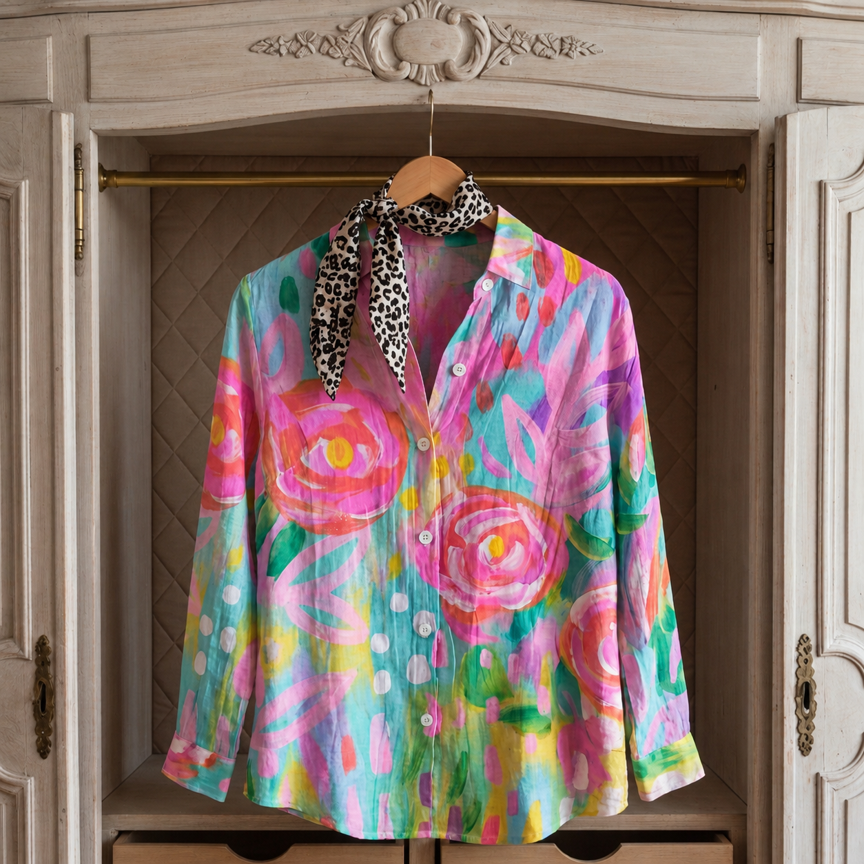 Estepona Button Front Blouse
