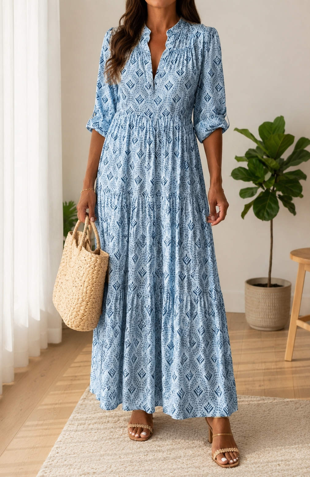 Bellagio Boho Print Maxi Dress