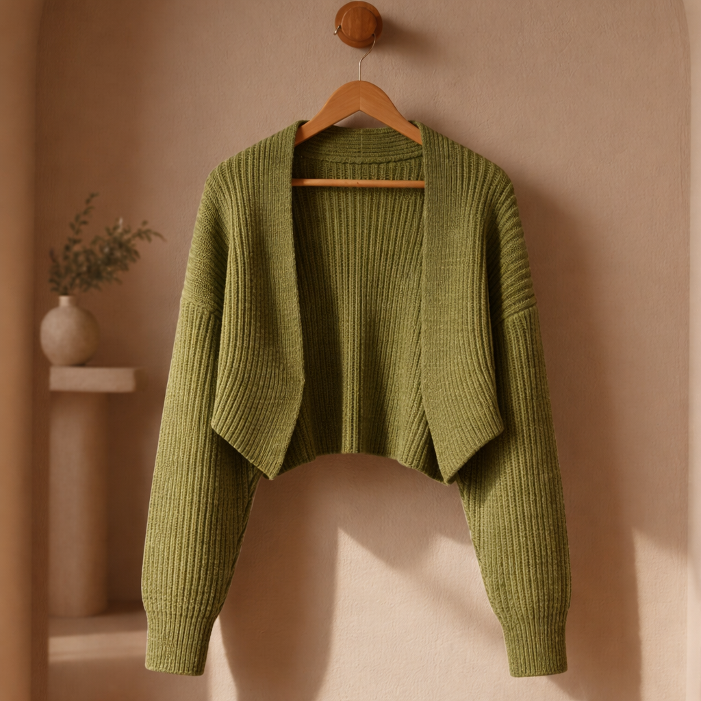 Creston Open-Front Shrug Sweater