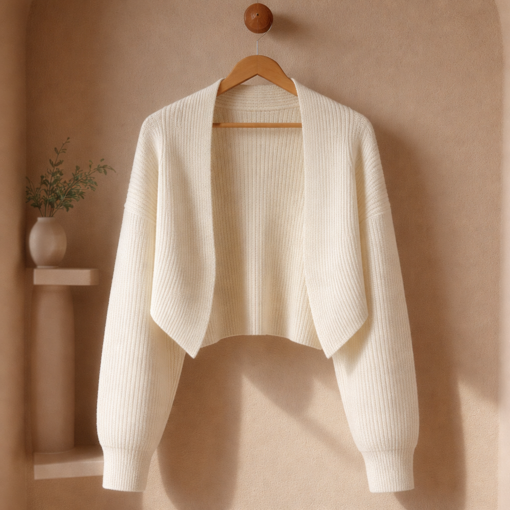 Creston Open-Front Shrug Sweater