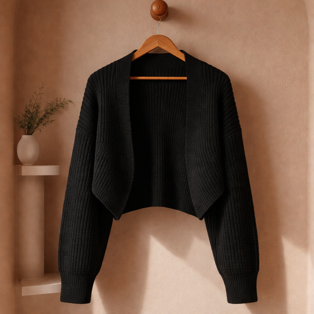 Creston Open-Front Shrug Sweater