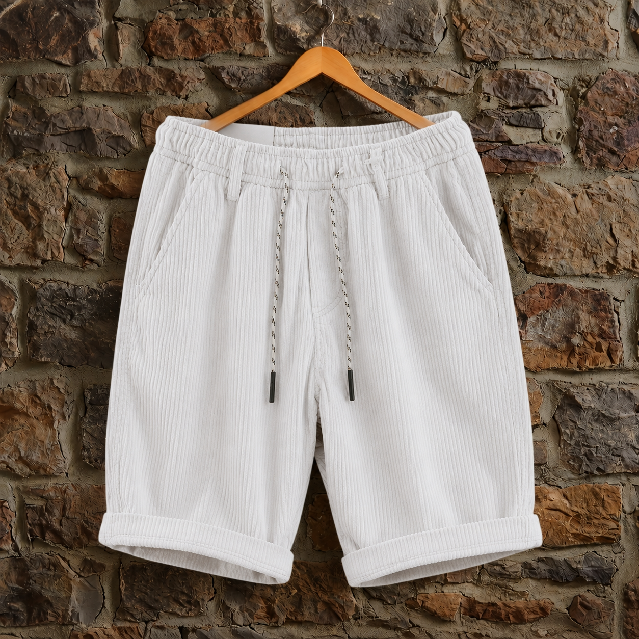 Calais Corduroy Drawstring Shorts