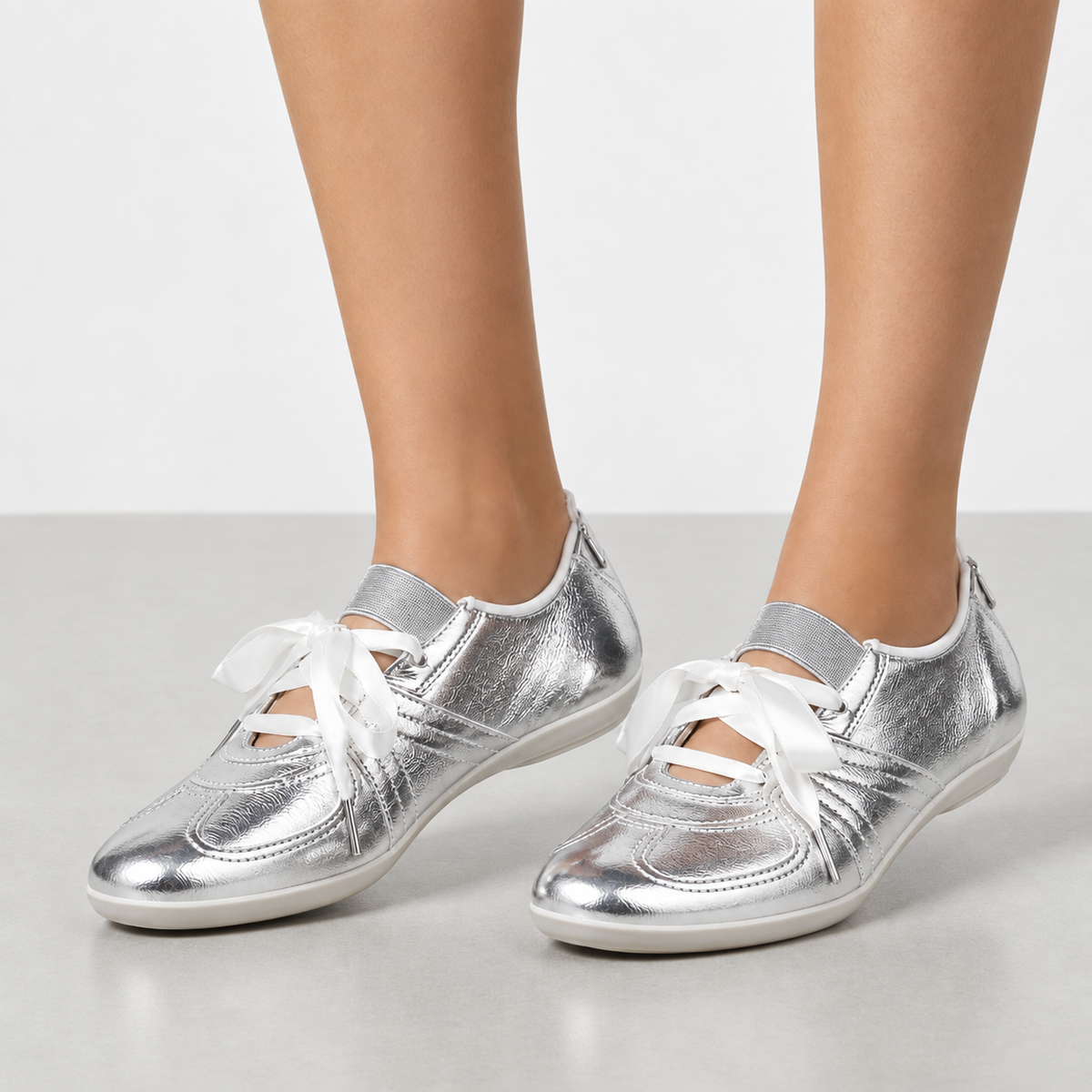 Ragusa Metallic Ribbon Sneakers
