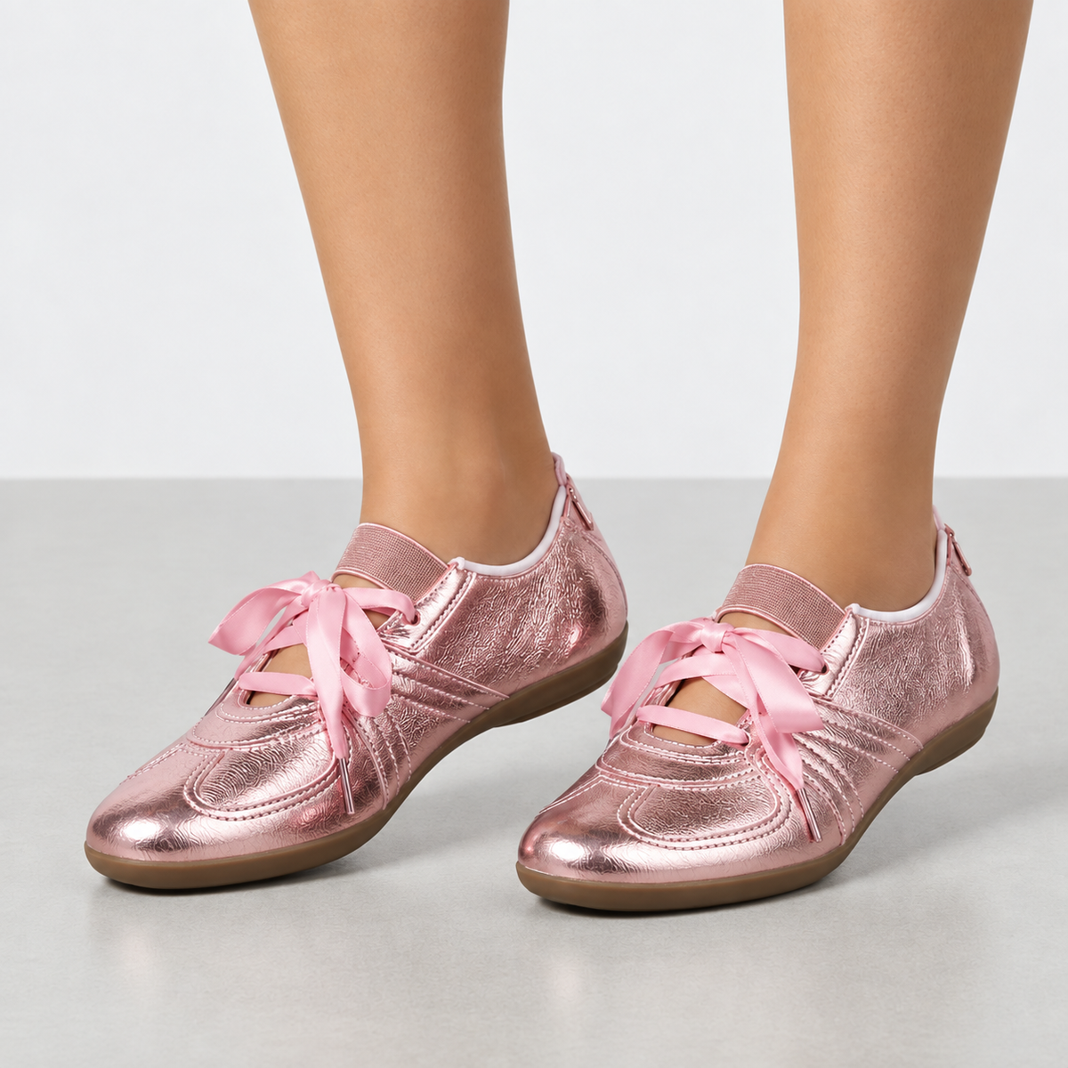 Ragusa Metallic Ribbon Sneakers