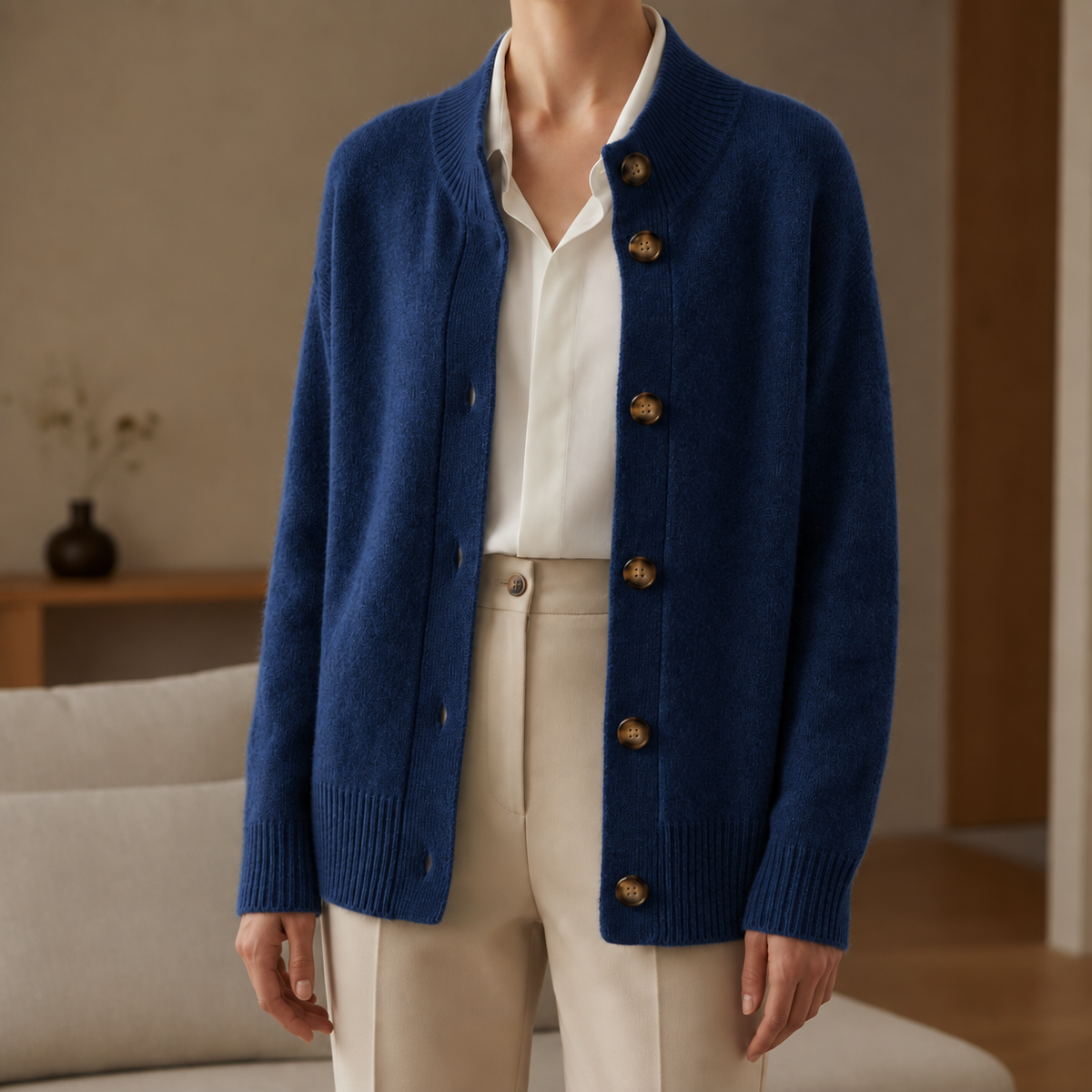 Antibes Cashmere Knit Cardigan