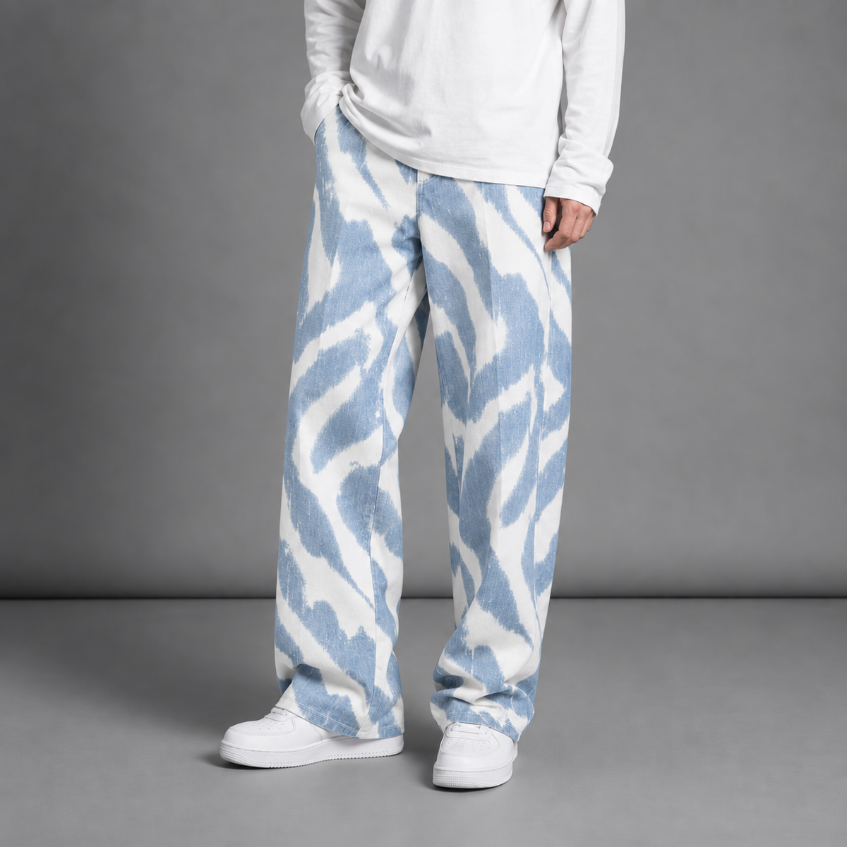 Leros Cloud Print Painter Pants