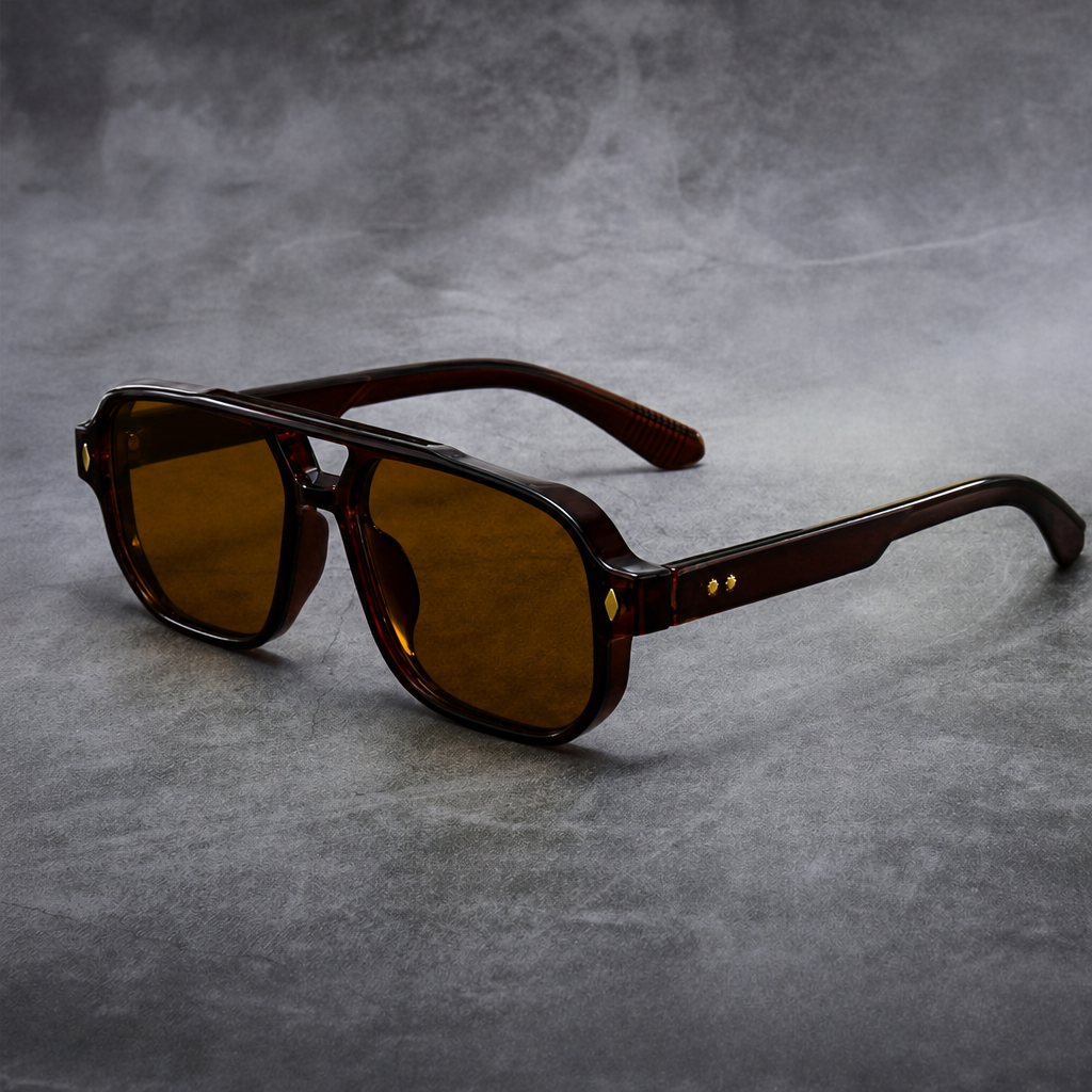 Men's Gaeta Sunglasses in Crimson Brown