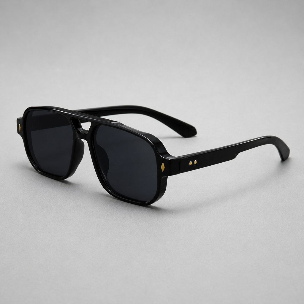 Men's Gaeta Sunglasses in Obsidian Black