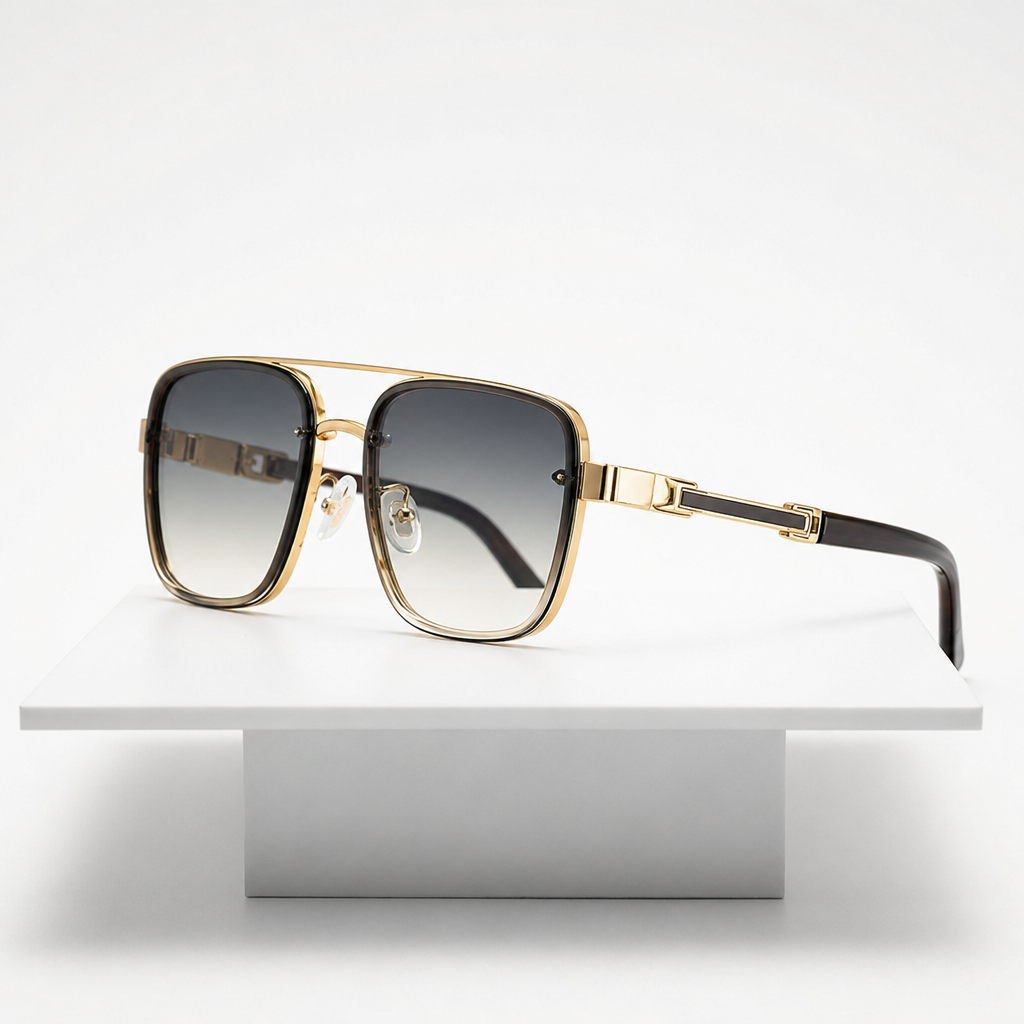 Men's Toledo Sunglasses in Gold