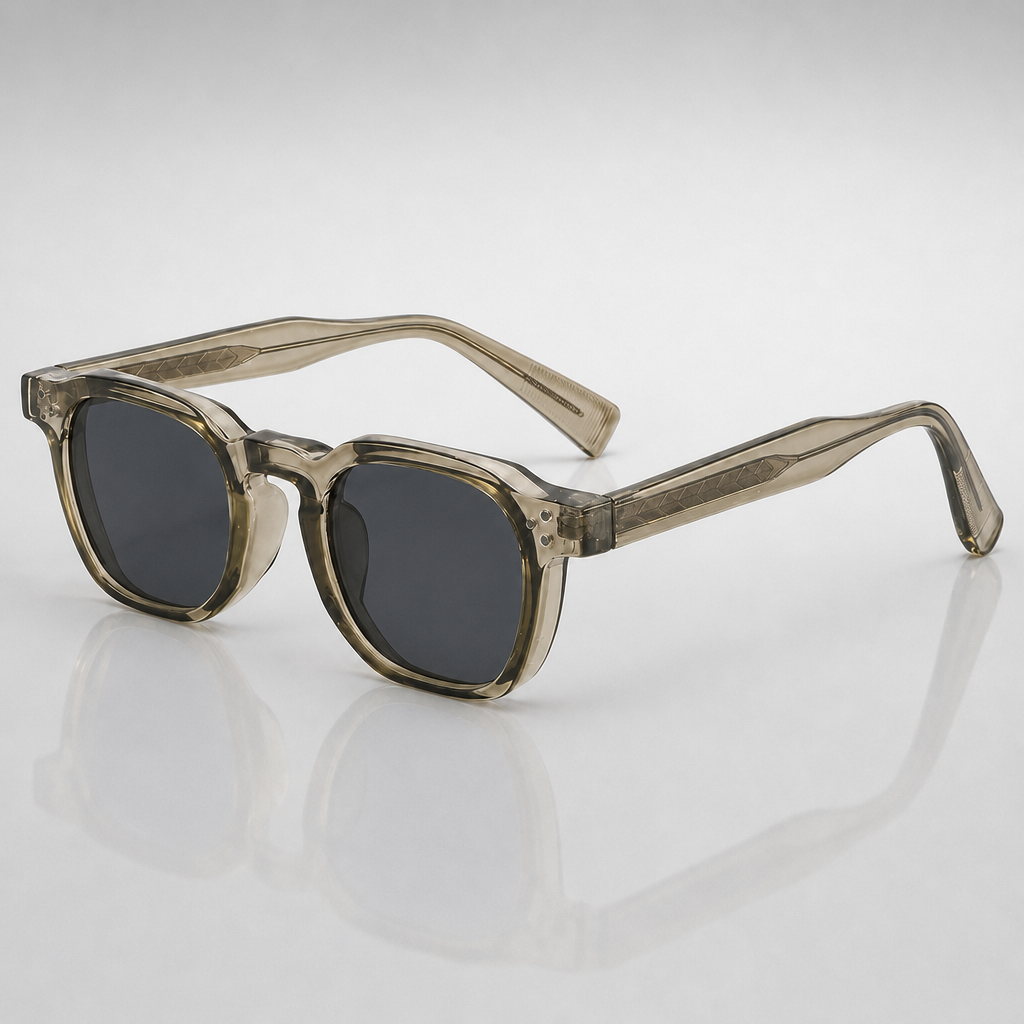 Women's Mljet Sunglasses in Khaki & Black