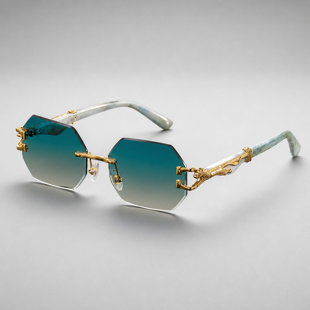 Women's Opatija Sunglasses in Emerald Green
